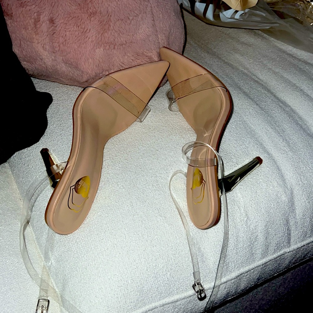 CUCCOO SZL Women's Fashionable
Versatile Stiletto Heeled Sandals Vacation
Shoes